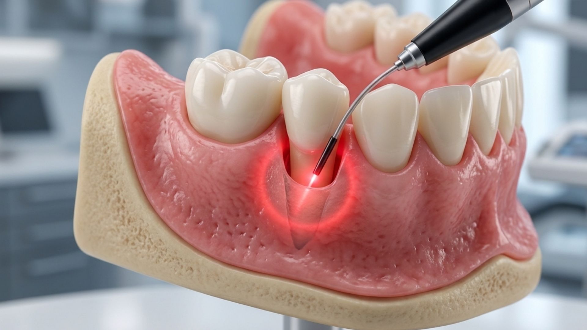Diode Laser Assisted Periodontal Therapy and Gingival Recontouring